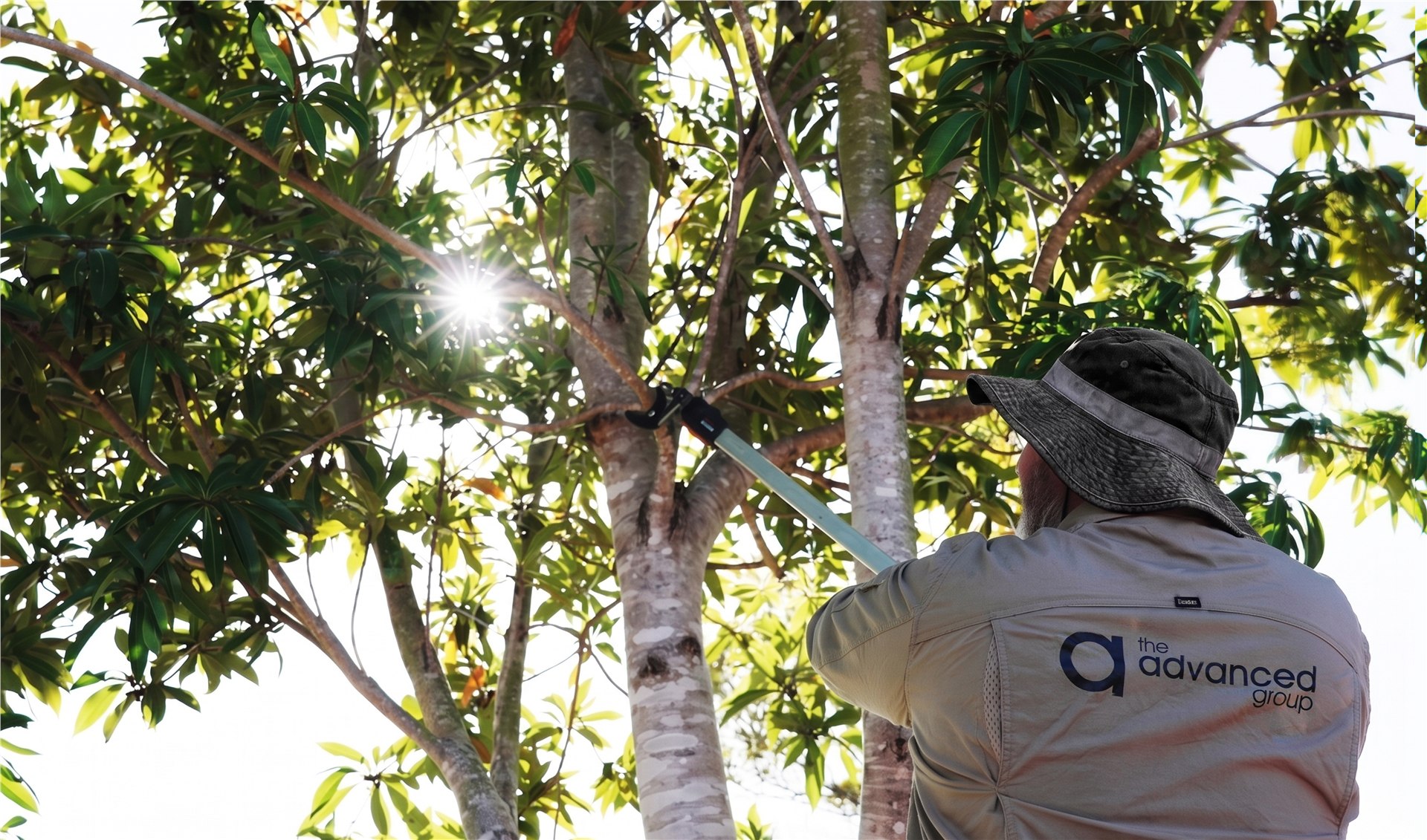 Advanced Landscaping team member on a South East Queensland landscaping project
