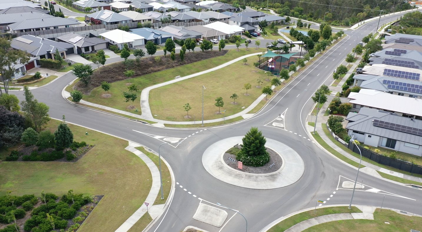 Streetscape construction across South East Queensland